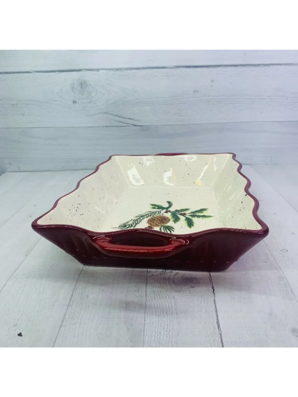 Hobby Lobby CHRISTAMAS TRADITION 2013 Rectangle Speckled Large 4 Qt Baking Pan